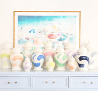 Cherry Blossom Pink Brushstroke Ginger Jar (Various Sizes)