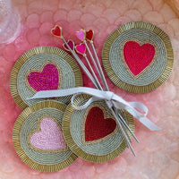Heart Coasters – Set of 4