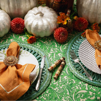 Loopy Straw Placemats – Emerald (Set of 4)