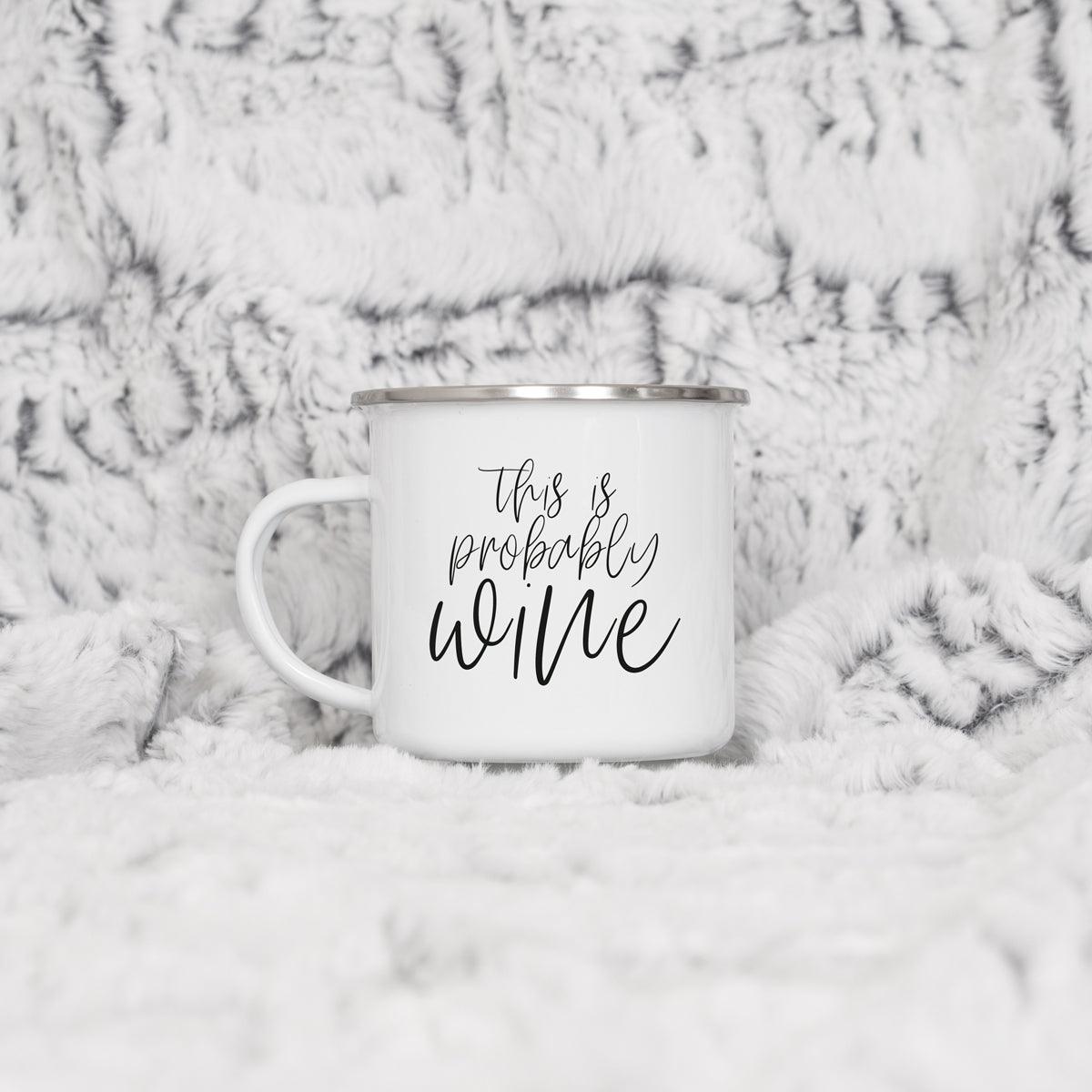 Metal Campfire Mugs 18oz (Various Quotes)