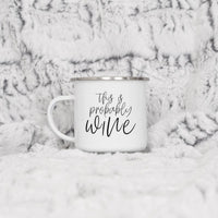 Metal Campfire Mugs 18oz (Various Quotes)