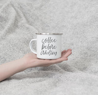 Metal Campfire Mugs 18oz (Various Quotes)