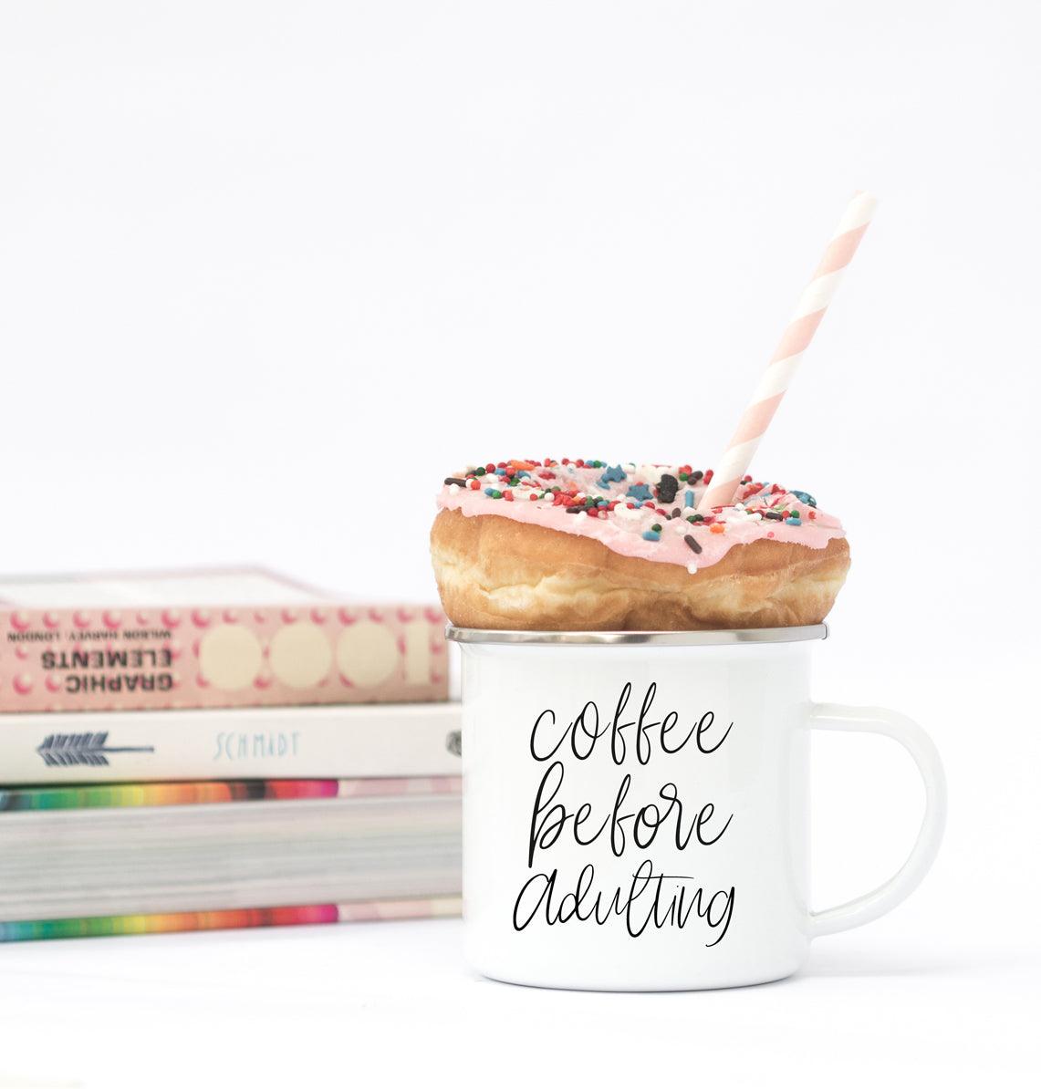 Metal Campfire Mugs 18oz (Various Quotes)