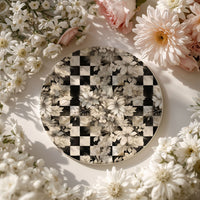 Courtly Check Coasters