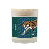 Glass Candle - Flora Tiger (Spiced Oatmilk)