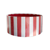 Big Top Stripes Handpoured Candle & Vase (Various Sizes & Colors)