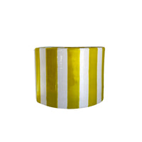Big Top Stripes Handpoured Candle & Vase (Various Sizes & Colors)