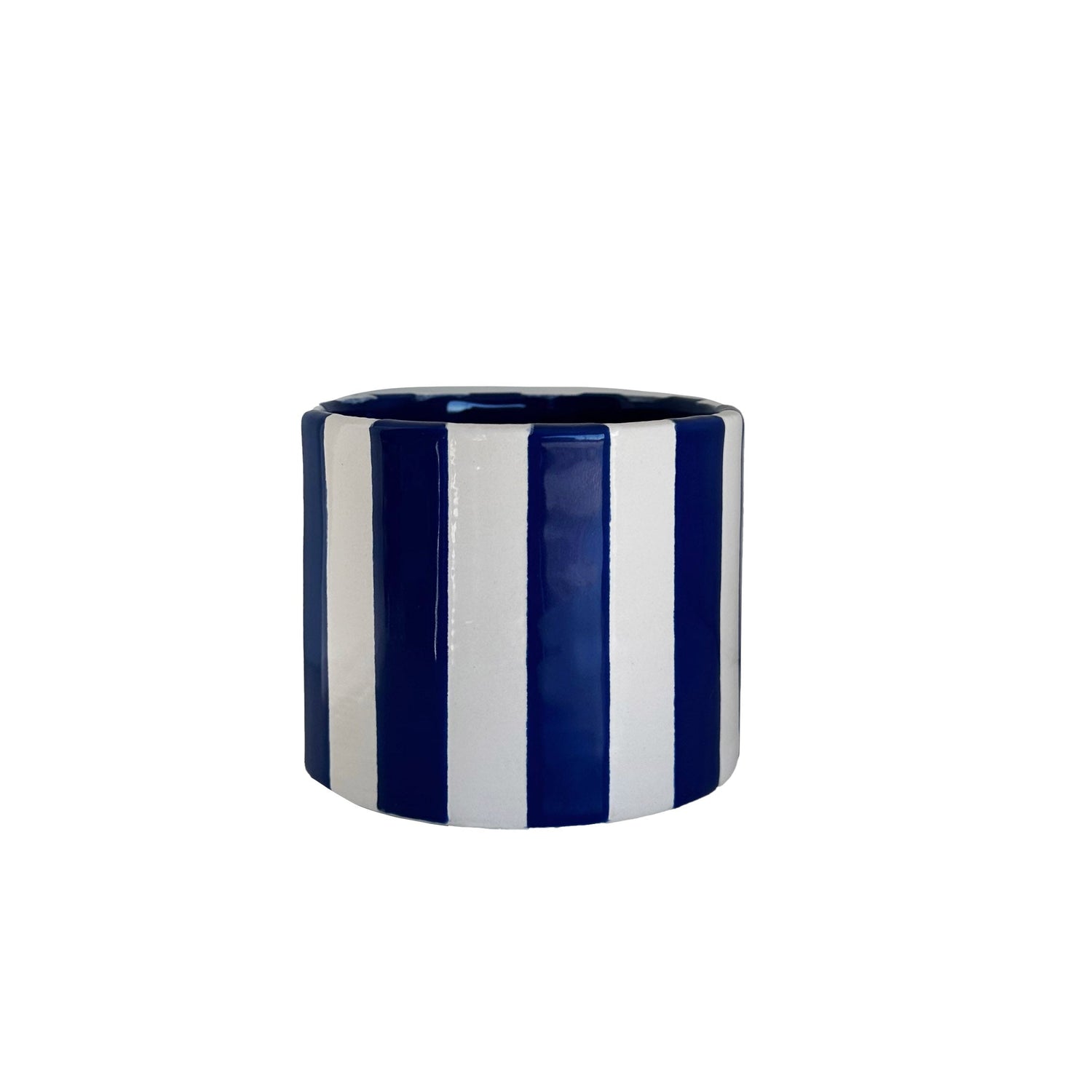 Big Top Stripes Handpoured Candle & Vase (Various Sizes & Colors)