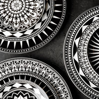 Casablanca Rimmed Salad Plate