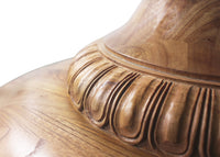 48" Charlotte Pedestal Table (Golden Oak)