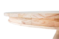 55" Charlotte Pedestal Table (Natural)