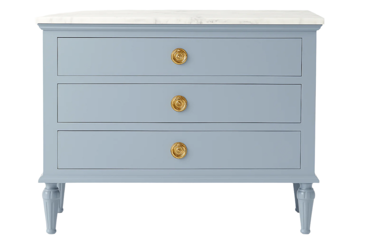 NH Royal Collection Nightstand with Statuary Marble Top