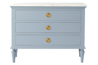 NH Royal Collection Nightstand with Statuary Marble Top