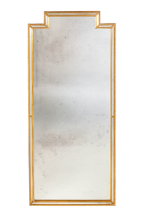 Antiqued Glass Wall Mirror