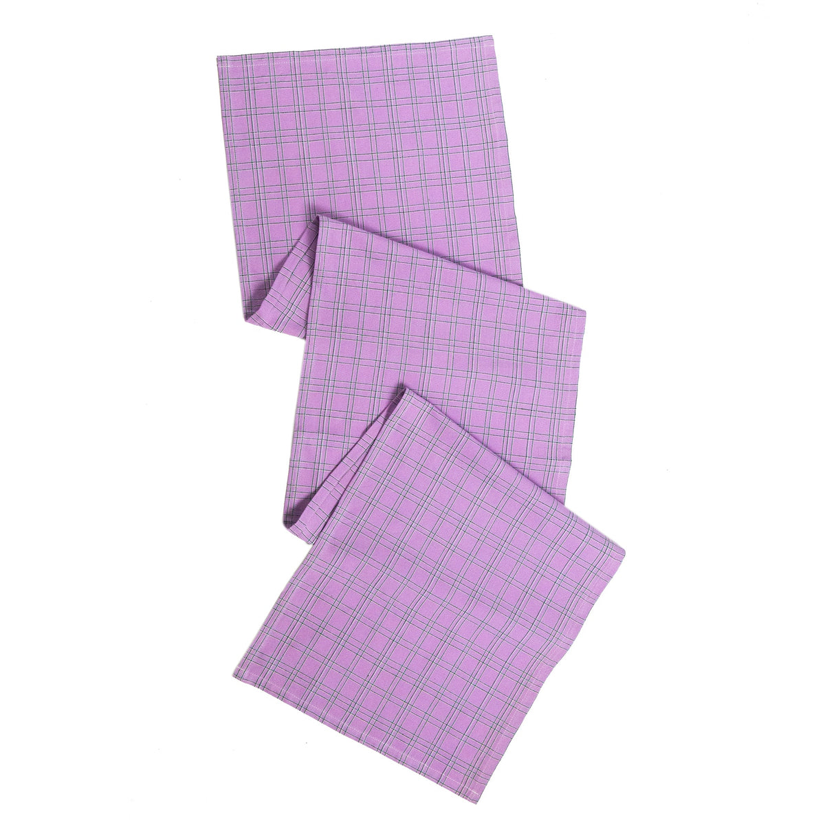 Chiapas Plaid Lilac Table Runner (2 Sizes)