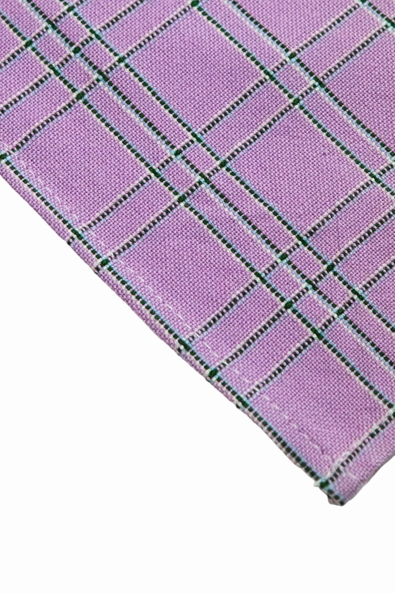 Chiapas Plaid Lilac Placemat