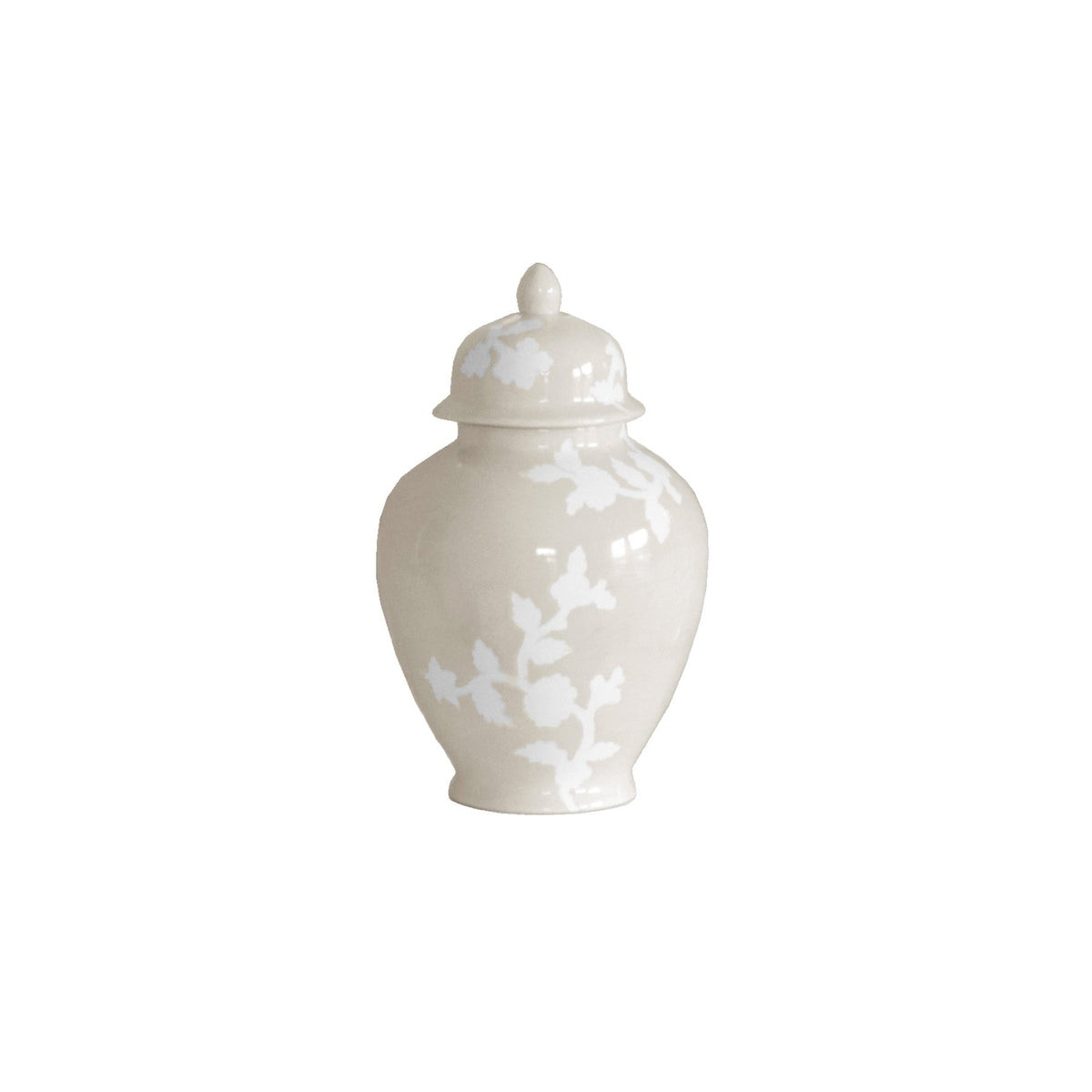 Chinoiserie Dreams Ginger Jars in Beige (Various Sizes)