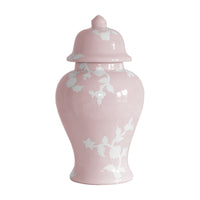 Chinoiserie Dreams Ginger Jars in Cherry Blossom Pink (Various Sizes)