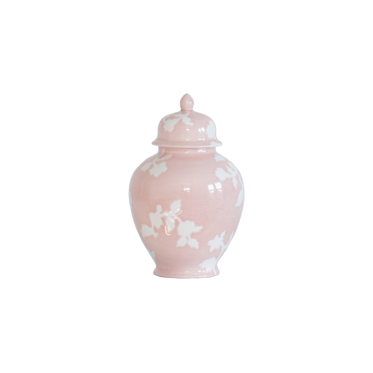 Chinoiserie Dreams Ginger Jars in Cherry Blossom Pink (Various Sizes)