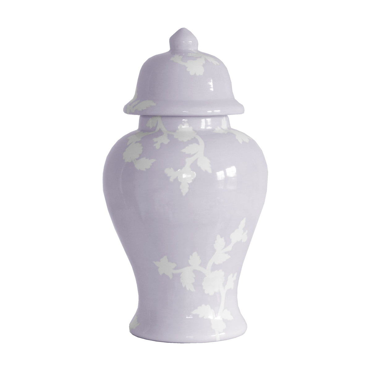 Chinoiserie Dreams Ginger Jars in Light Lavender (Various Sizes)