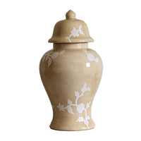 Chinoiserie Dreams Ginger Jars in Sand (Various Sizes)