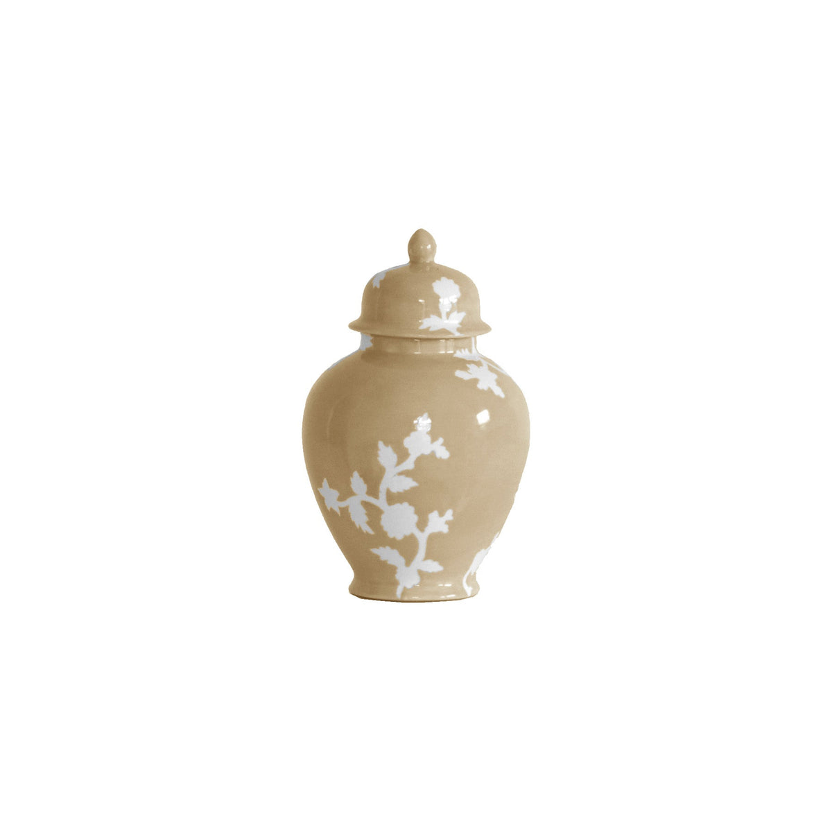 Chinoiserie Dreams Ginger Jars in Sand (Various Sizes)