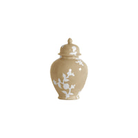 Chinoiserie Dreams Ginger Jars in Sand (Various Sizes)