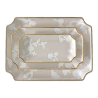 Chinoiserie Dreams Trays with Gold Accent (Various Sizes & Colors)