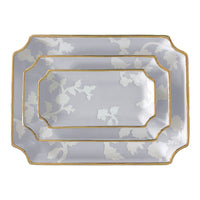 Chinoiserie Dreams Trays with Gold Accent (Various Sizes & Colors)