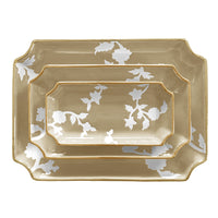 Chinoiserie Dreams Trays with Gold Accent (Various Sizes & Colors)