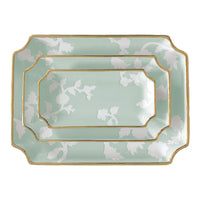 Chinoiserie Dreams Trays with Gold Accent (Various Sizes & Colors)