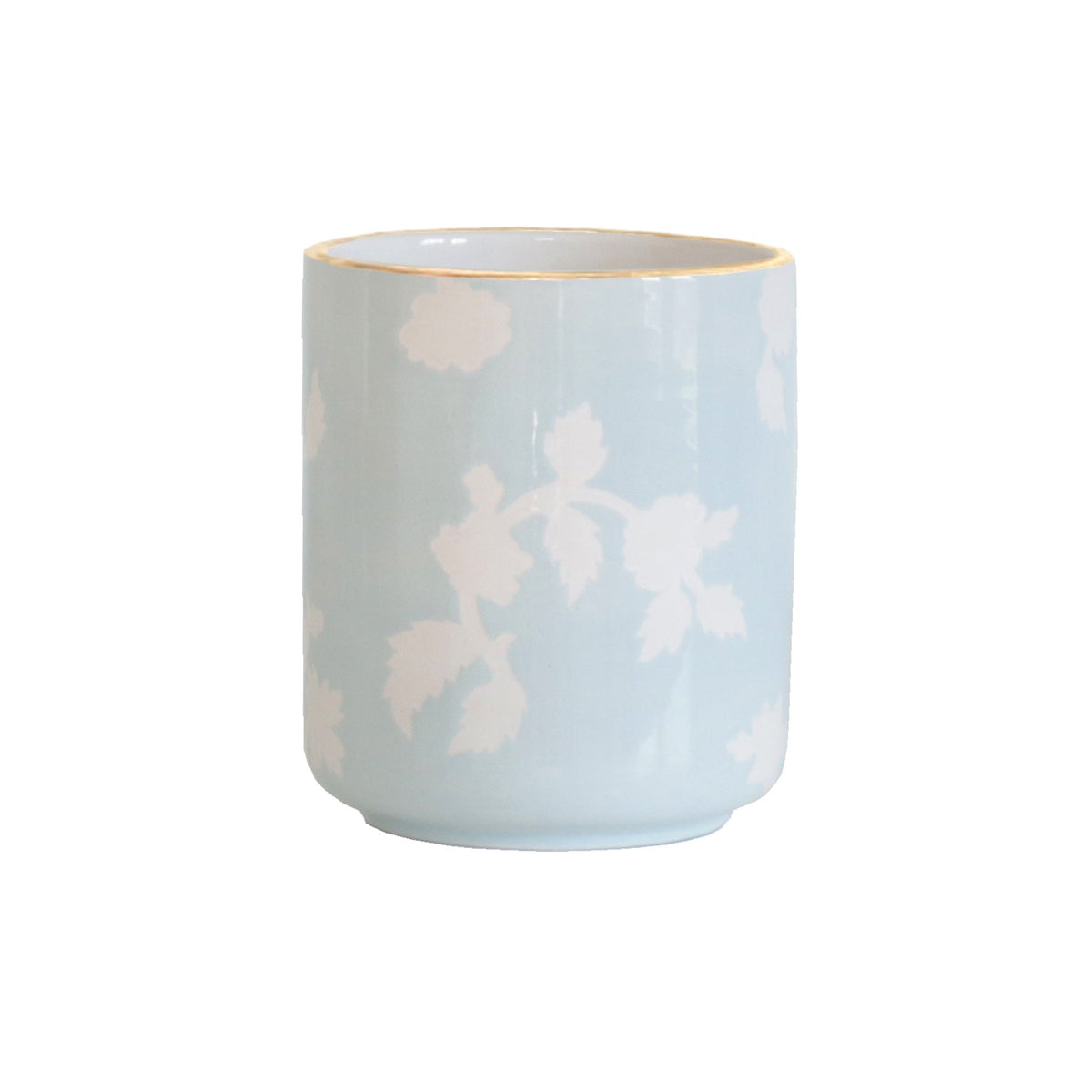 Chinoiserie Dreams Vase with 22K Gold Accent (Various Sizes & Colors)