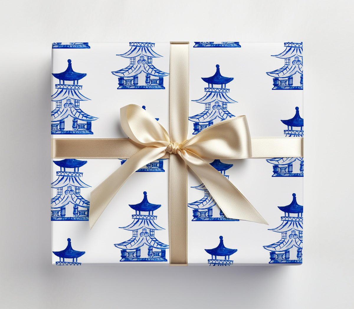 Chinoiserie Gift Wrap  (Sold as Set w/ Gift Tags or Separately)