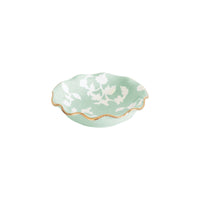 Chinoiserie Dreams Scalloped Bowls with 22K Gold Accent (Various Colors)