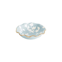 Chinoiserie Dreams Scalloped Bowls with 22K Gold Accent (Various Colors)