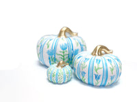 Elegant Hand-Painted Ceramic Pumpkins for Fall Decor