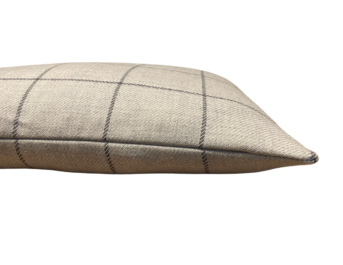 Bancroft Wool Pillow Cover in Malt Brown, Schumacher Textiles (Various Sizes)