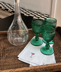 Aperitif Napkin Set, Orange / Green Mojito