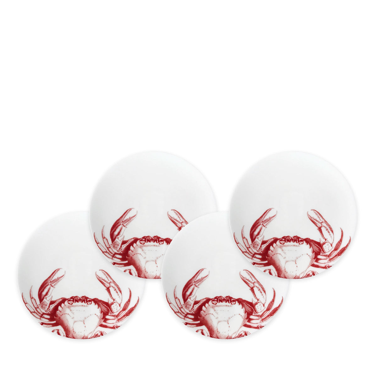 Crab Small Plates, Set of 4