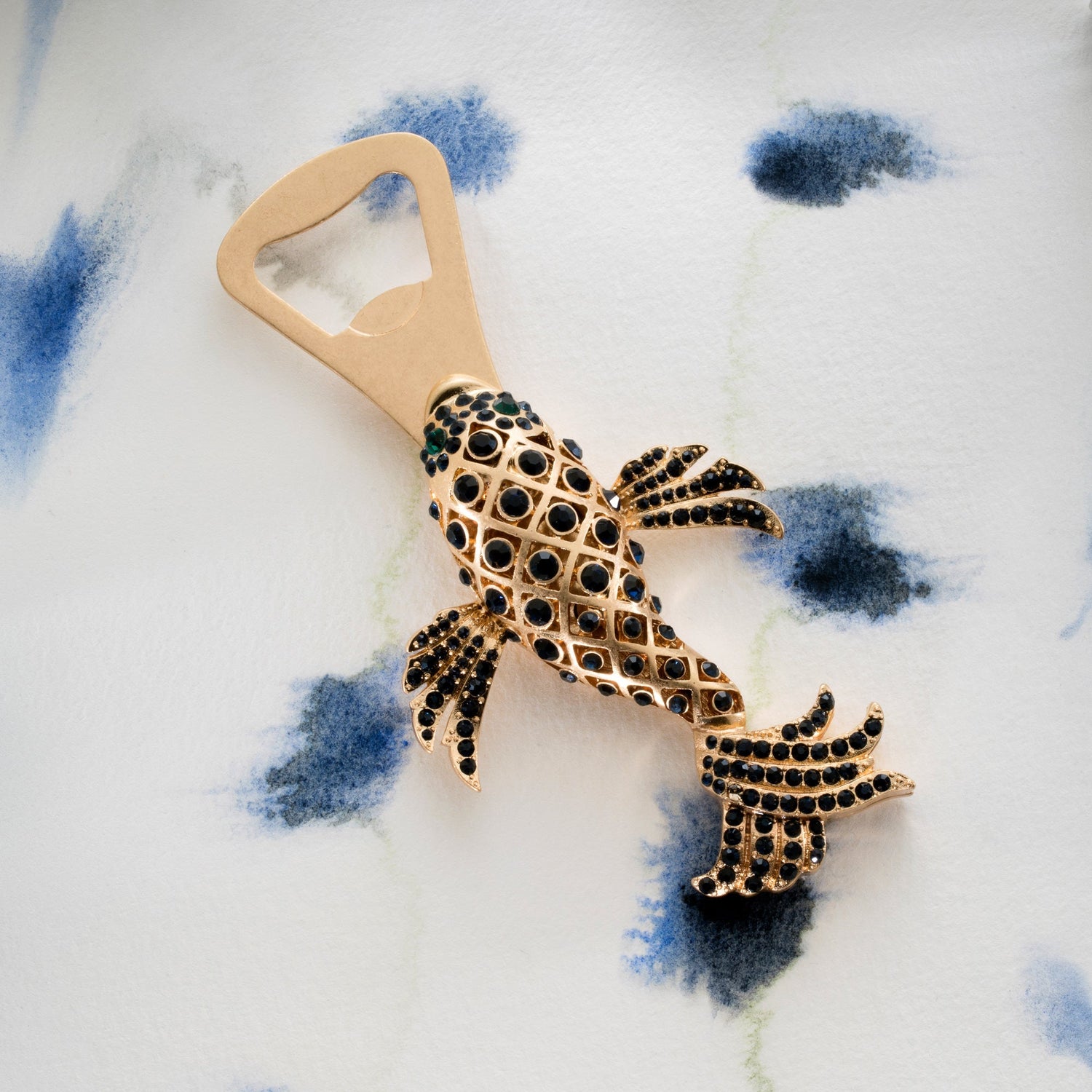 Koi Bottle Opener – Sapphire and Gold