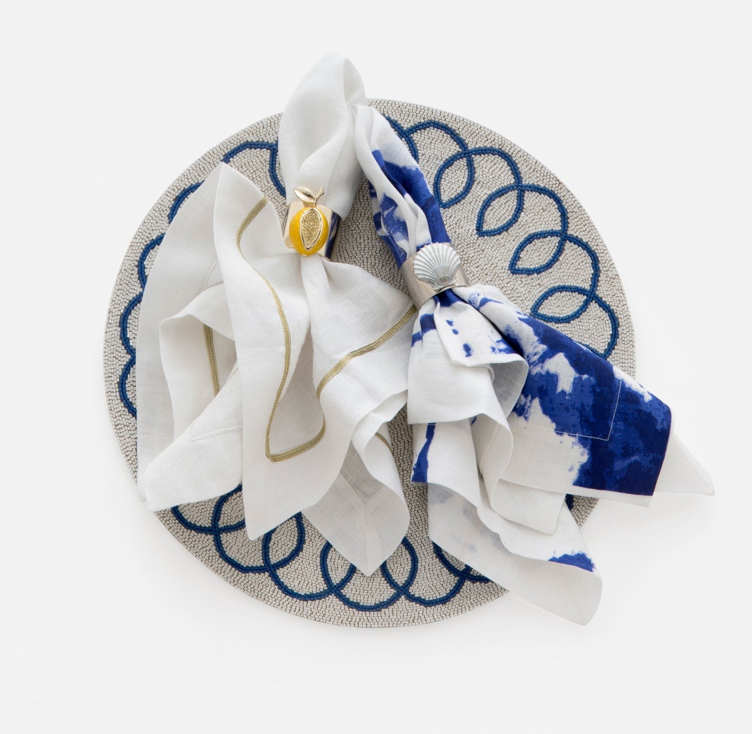 Lemon Napkin Rings – Set of 2