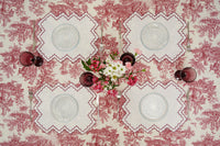 Ivy Ivory Rectangle Fabric Placemat