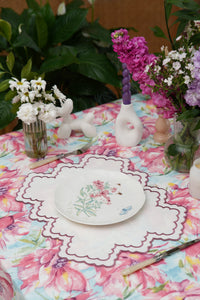 Ivy Ivory Rectangle Fabric Placemat