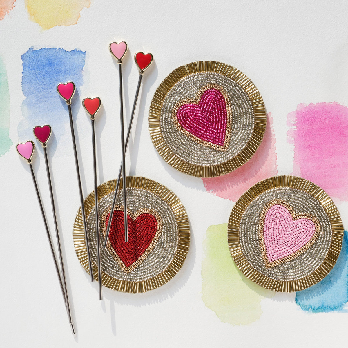 Heart Coasters – Set of 4