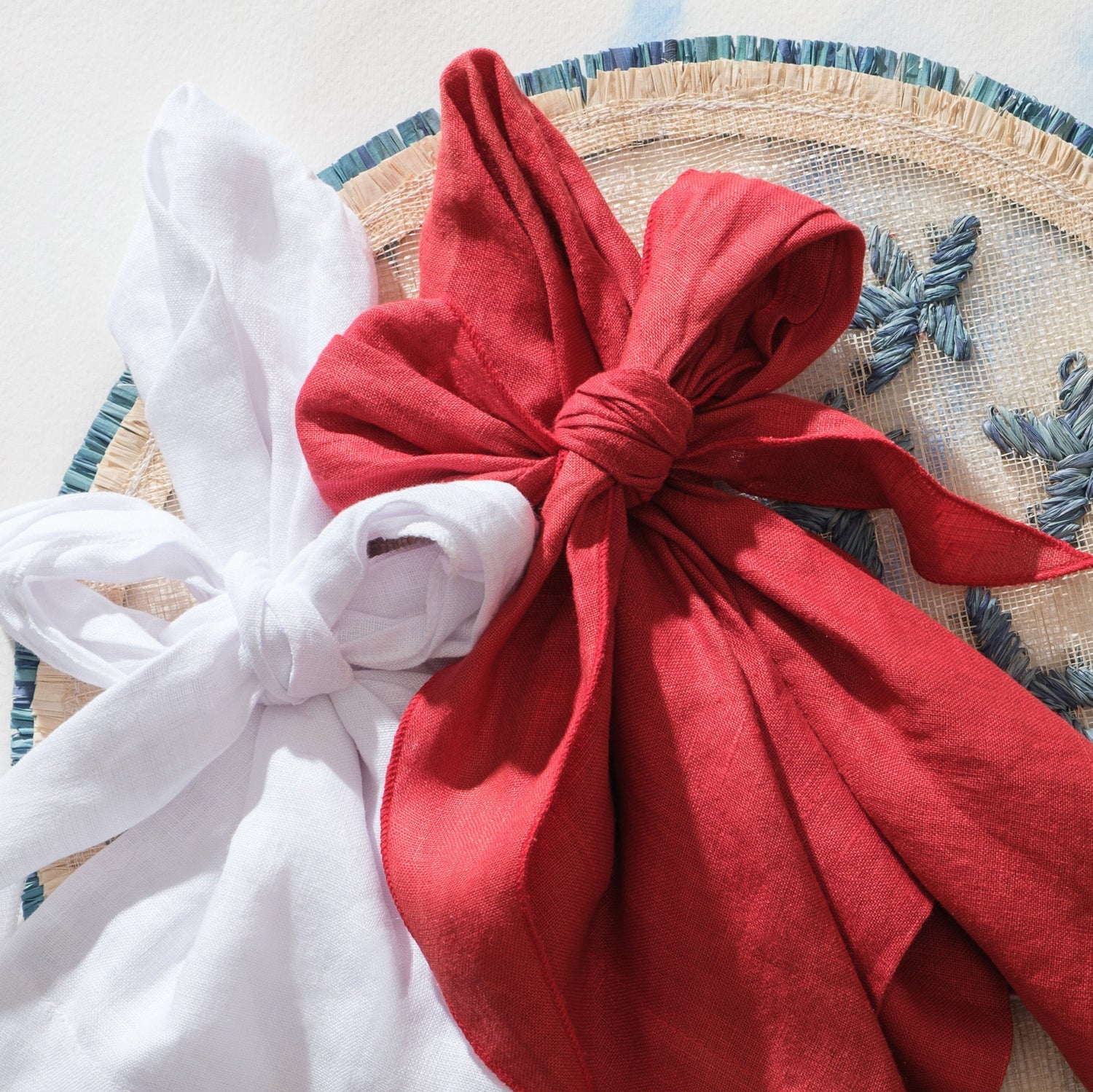Straw Star Placemats – Set of 4