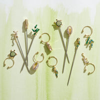 Whimsical Palm Beach Cocktail Picks | Set of Six