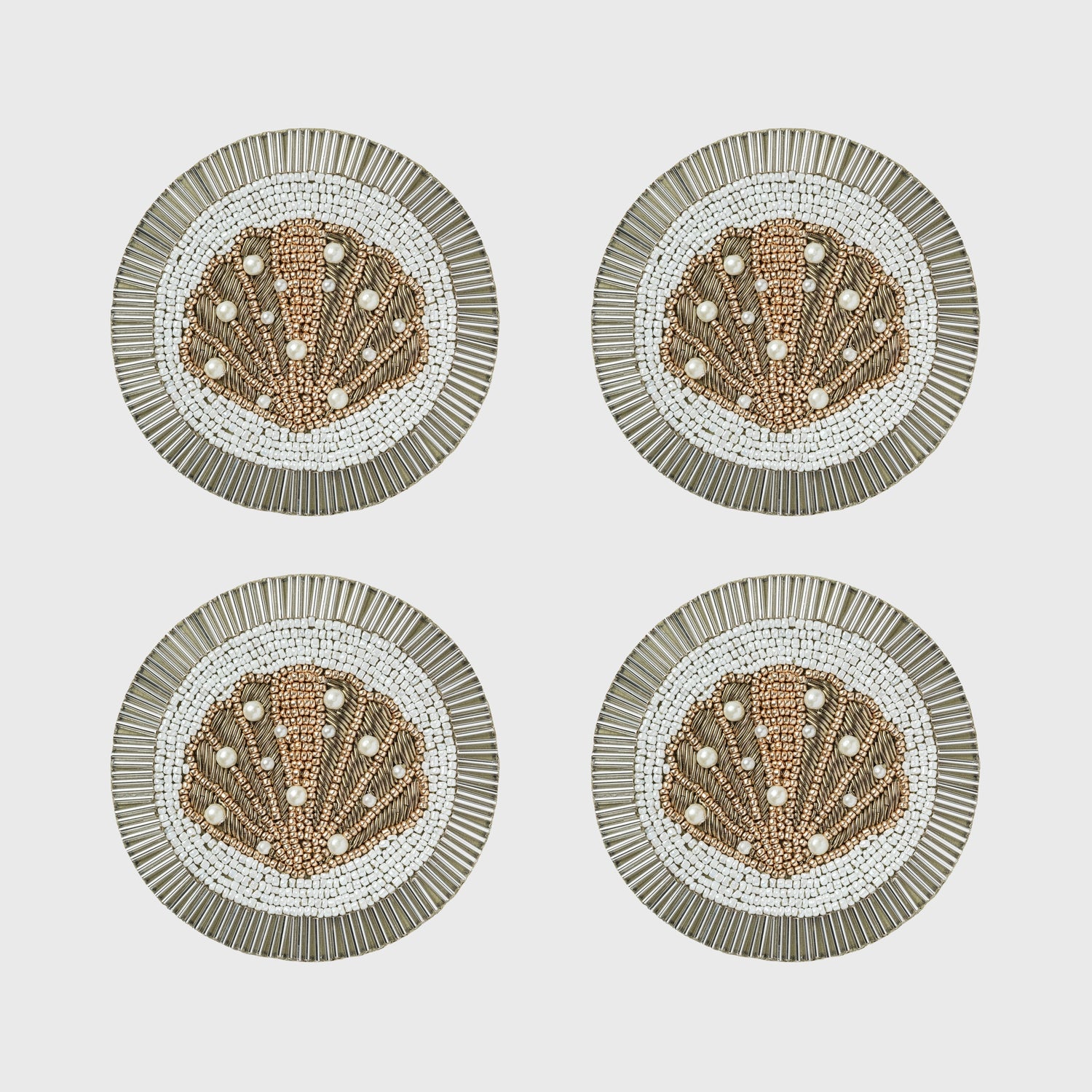 Shell Coasters – Set of 4