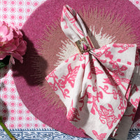 Garden Print Napkins – Pink (Set of 2)