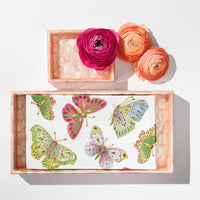 Capiz Trays – Pink (Set of 2)