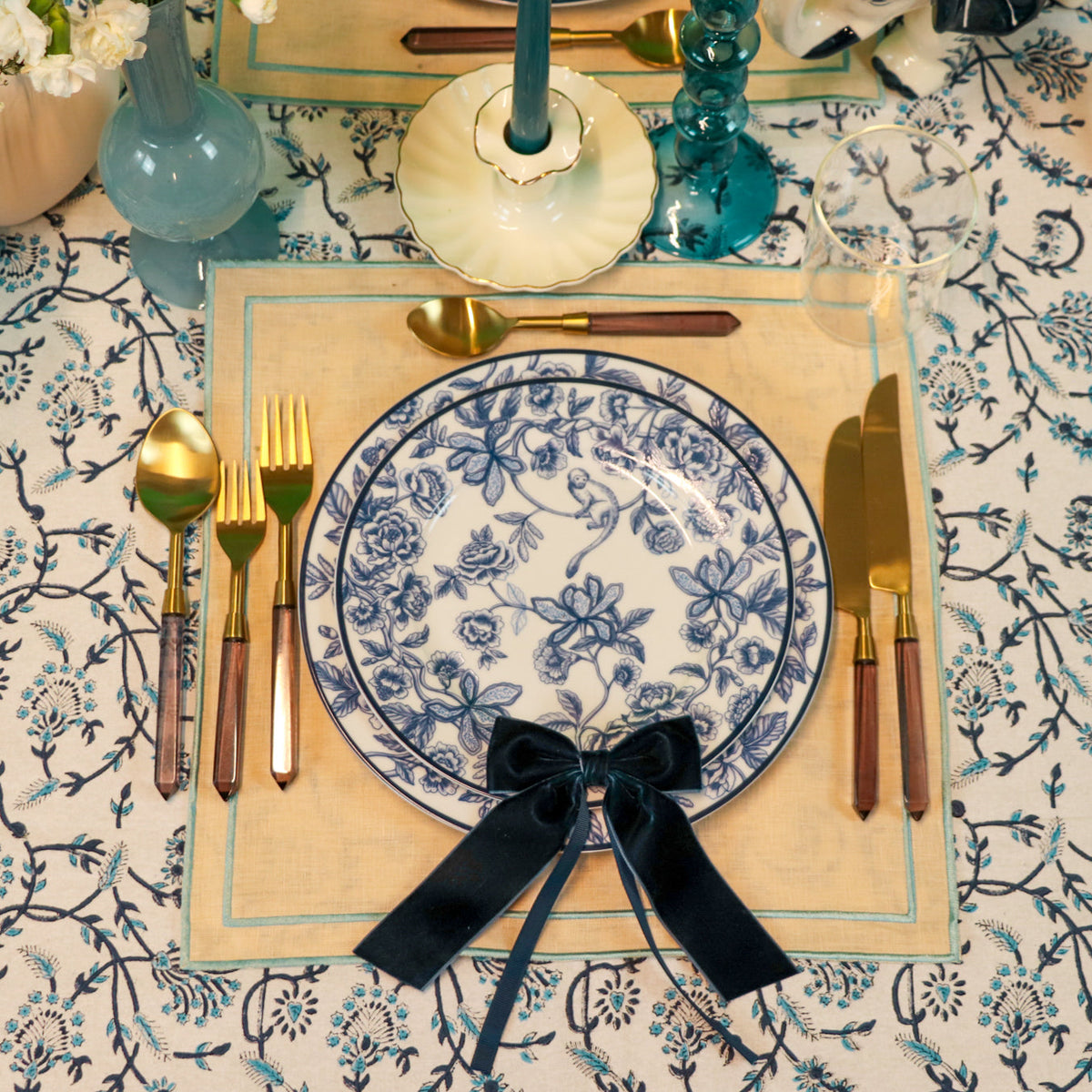 Eleanor Royal Blue Tablecloth (various sizes)